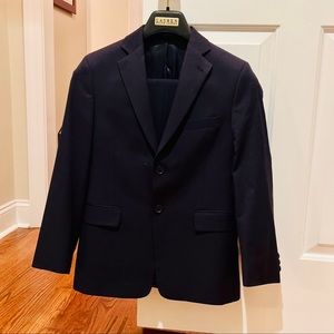 Navy blue suit. Like new worn for just a few hours